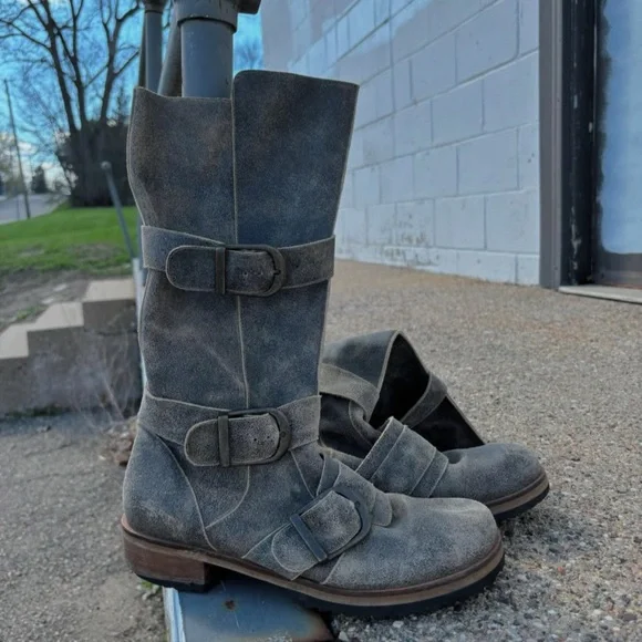 Gee WaWa Leather Moto Boots - Picture 3 of 5